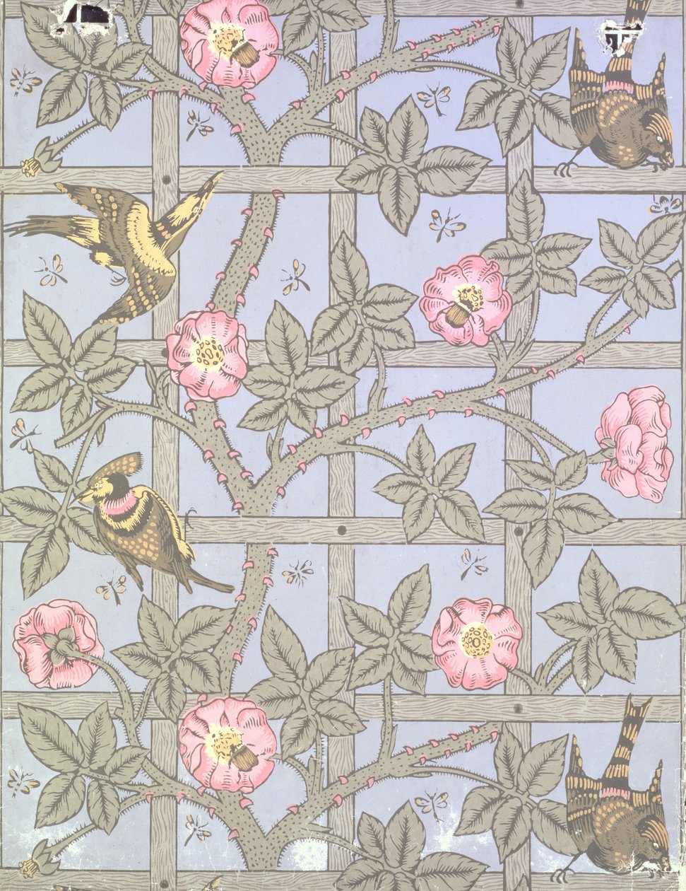 Design tapety "Trellis", 1864 od William Morris