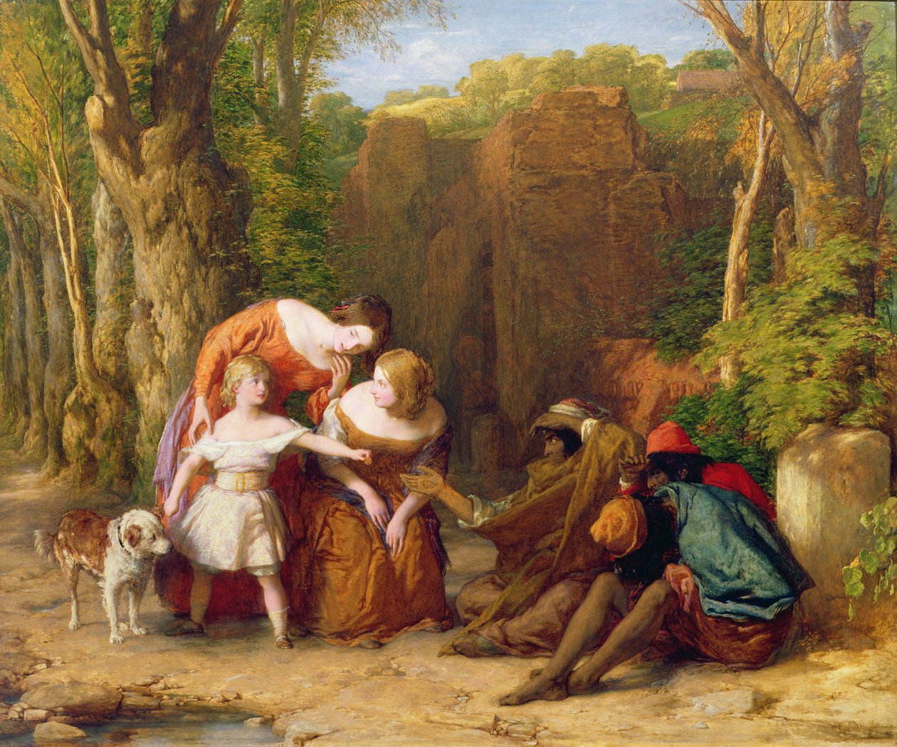 Vychovávejte dítě tak, jak by mělo jít... (olej) od William Mulready