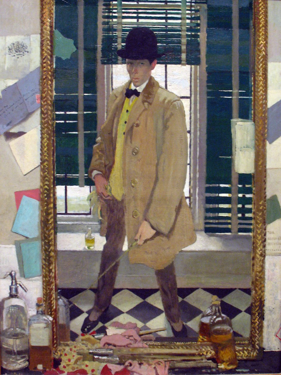 Autoportrét Němec: Selbstportrait In od William Orpen