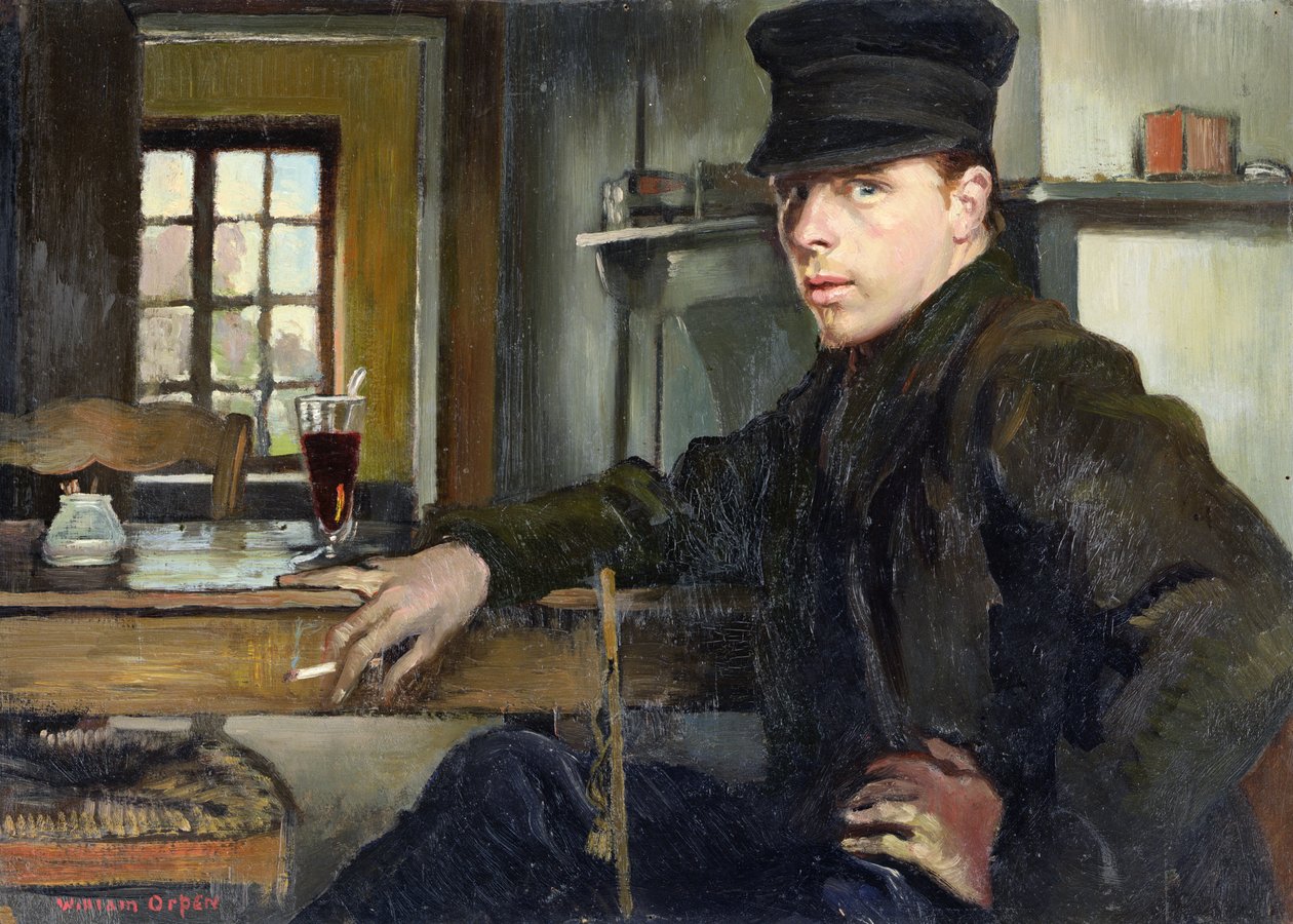 A Bitter Curacao, 1900 (deska) od William Orpen