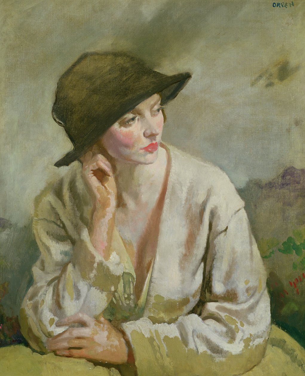Portrét slečny Sinclairové od William Orpen