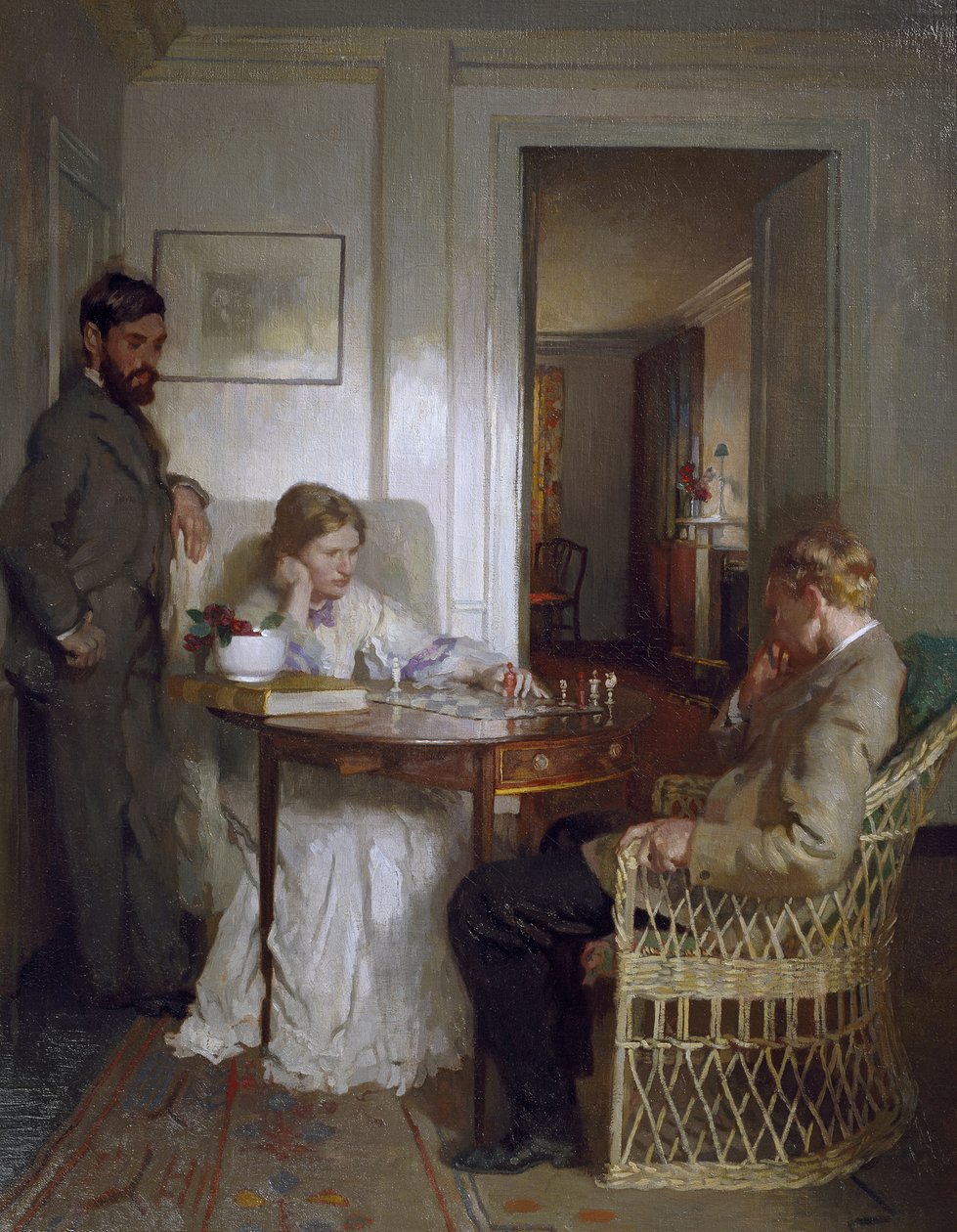 Šachisté, před rokem 1902 od William Orpen