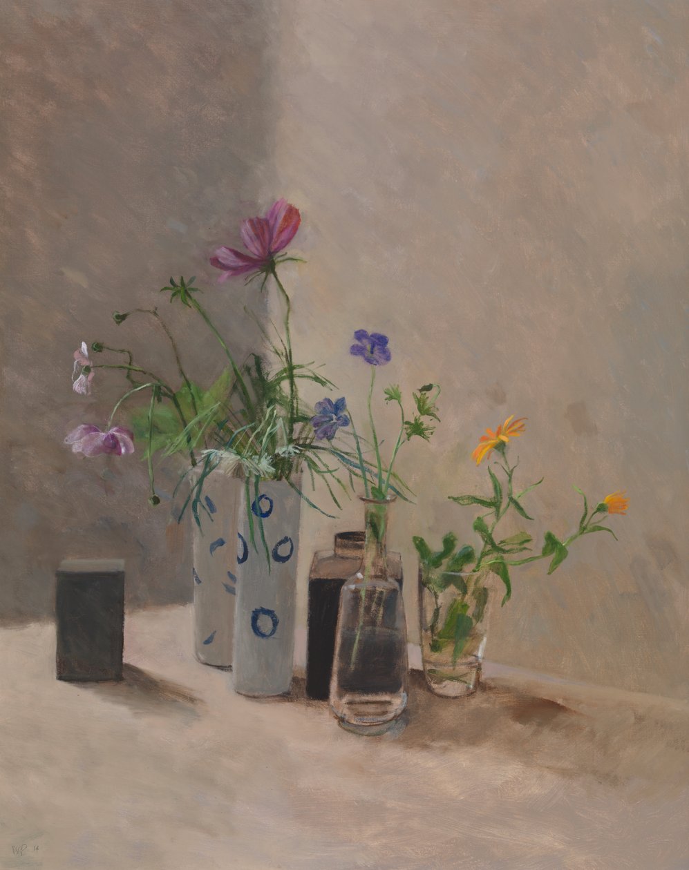 Růžová Oranžová Černá od William Packer