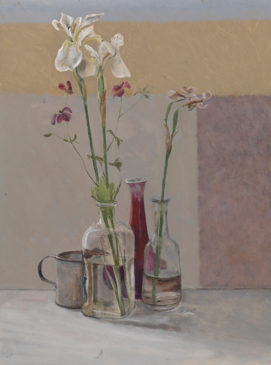 Vysoké bílé kosatce, 2009 od William Packer