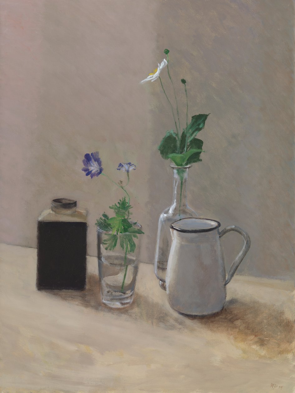 Bílá a modrá, 2014 od William Packer