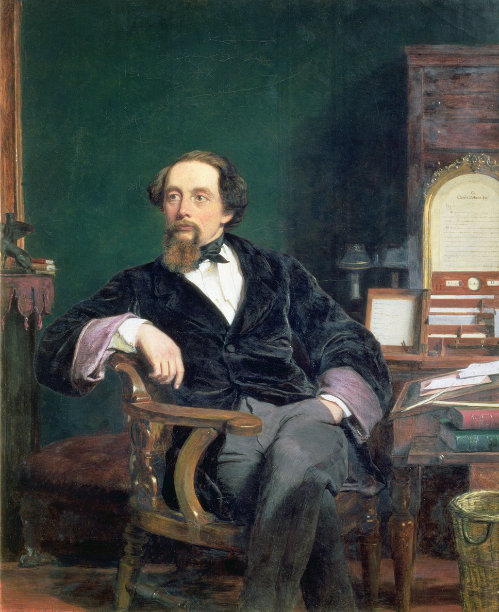 Portrét Charlese Dickense od William Powell Frith