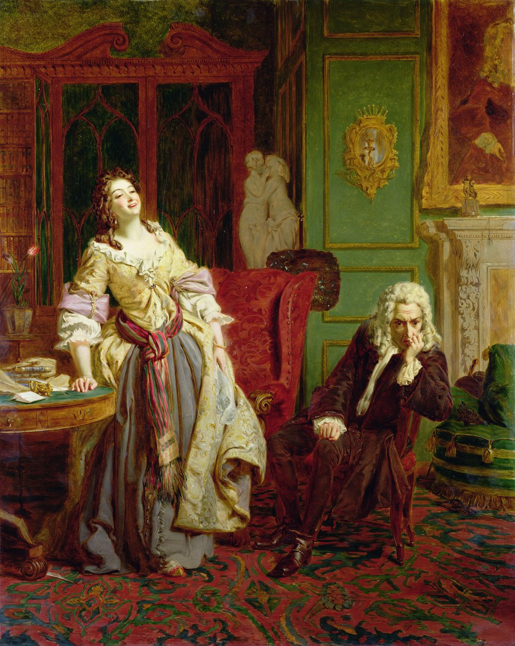 Zavržený básník (panel) od William Powell Frith