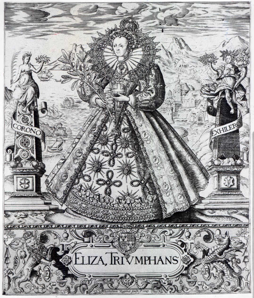 Eliza Triumphans, 1589 od William Rogers