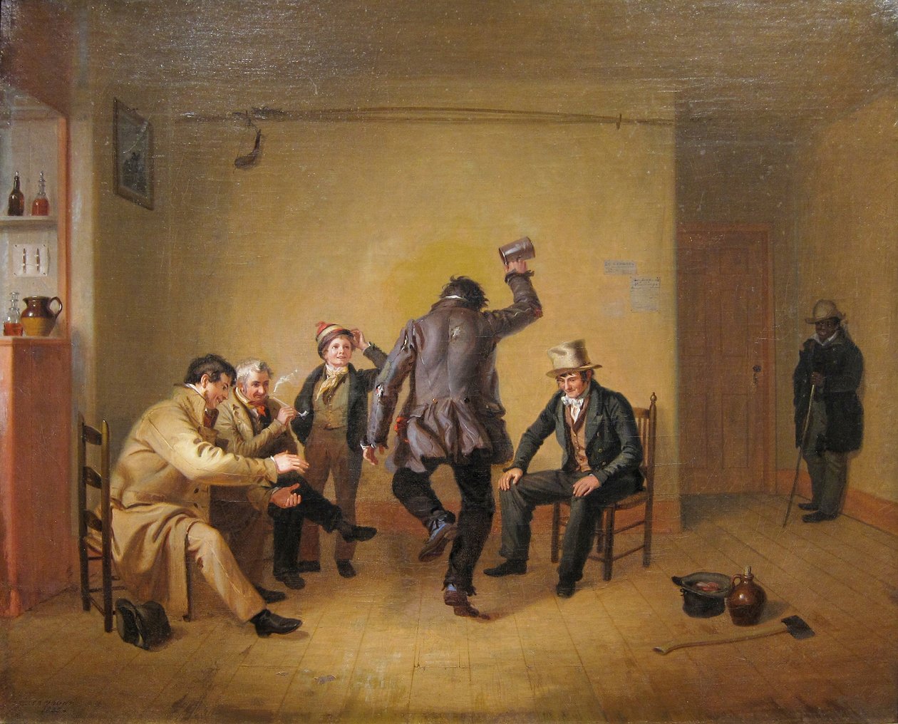 Barová scéna á l`Art Institute of Chicago od William Sidney Mount