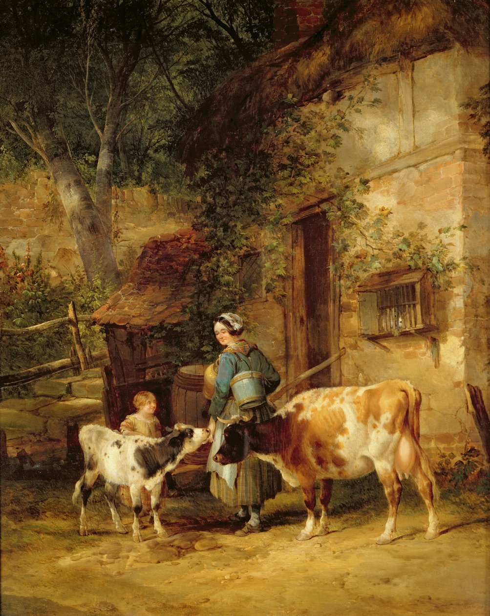 Dojička, 1840 od William Snr. Shayer