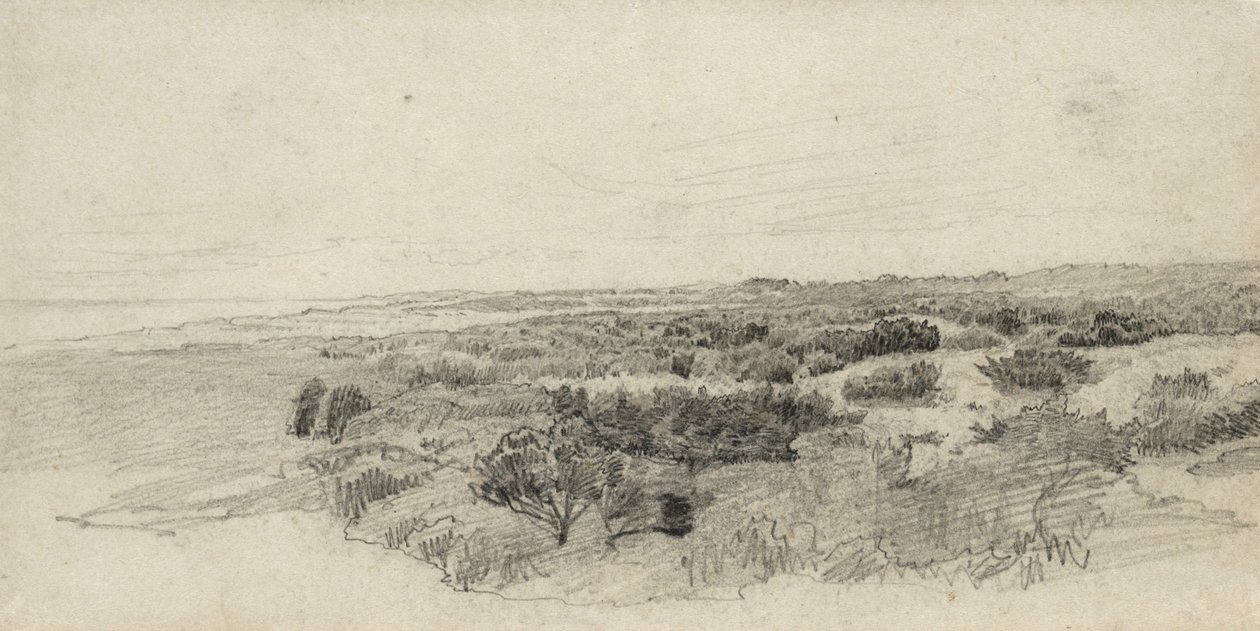 Krajina se stromy od William Trost Richards