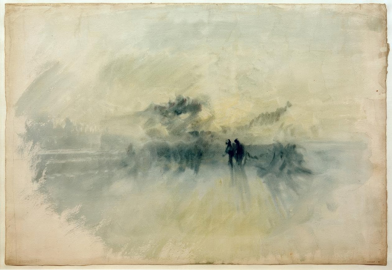 Postavy v bouři od Joseph Mallord William Turner