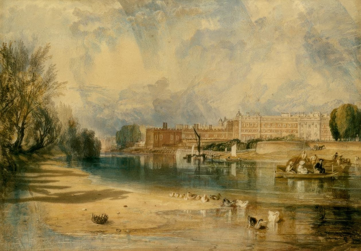 Palác Hampton Court od Joseph Mallord William Turner