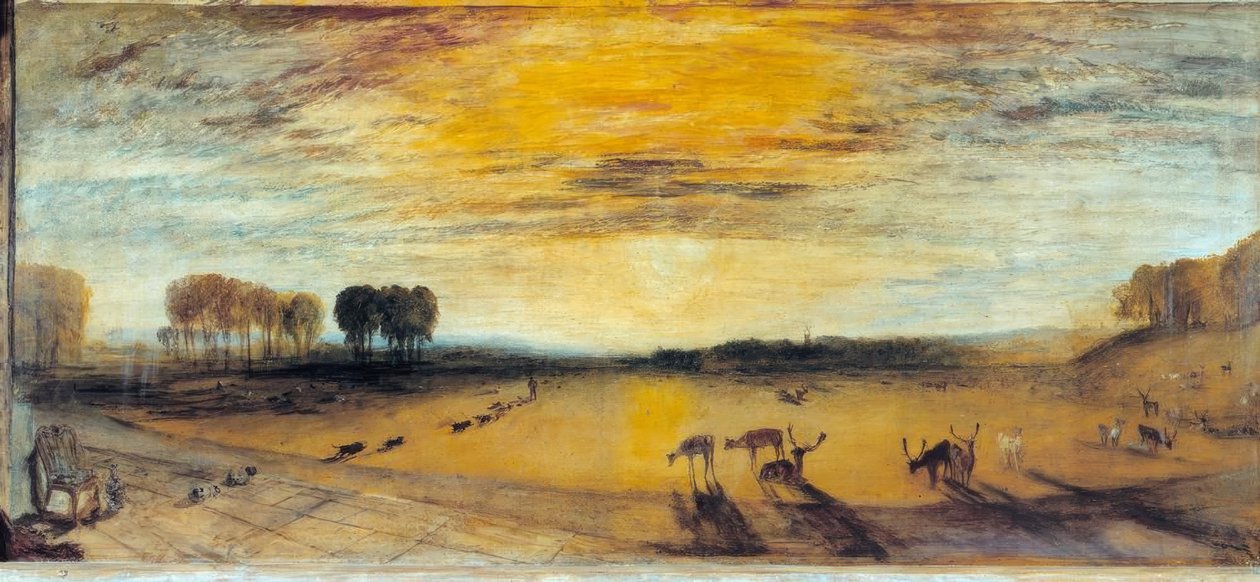 Petworth Park: Tillington Church in the Distance od Joseph Mallord William Turner