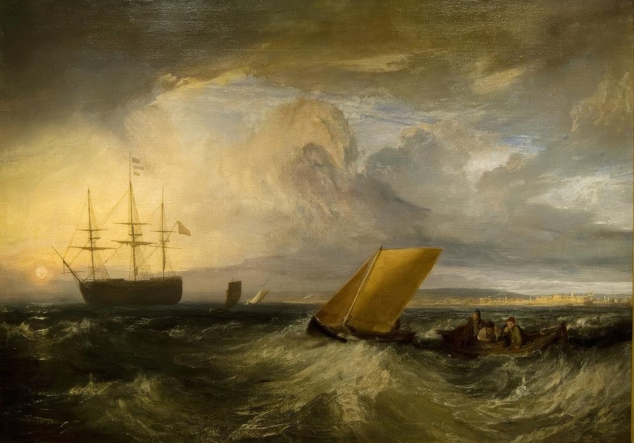 Průzračnost, jak je vidět z Nore od Joseph Mallord William Turner