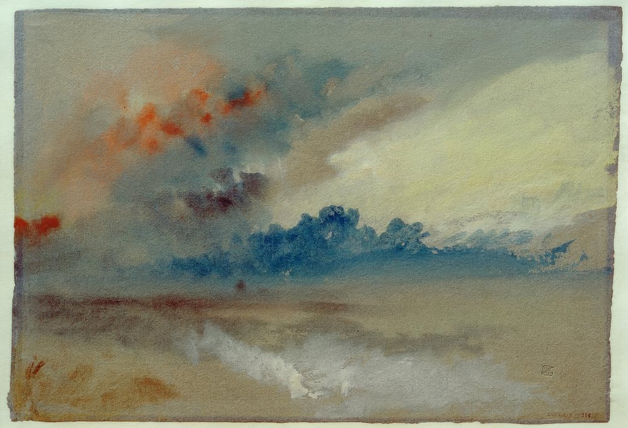Studie mraků od Joseph Mallord William Turner