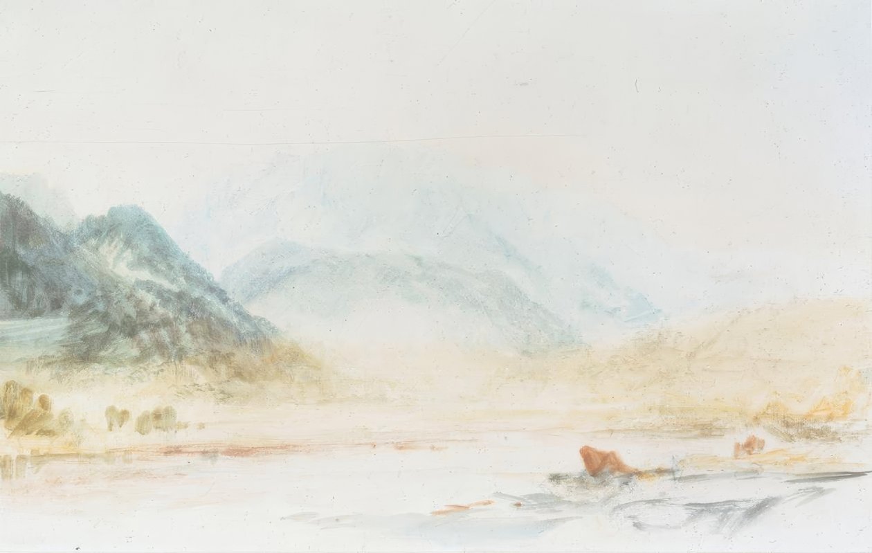 Wetterhorn z blízkosti Rosenlaui od Joseph Mallord William Turner