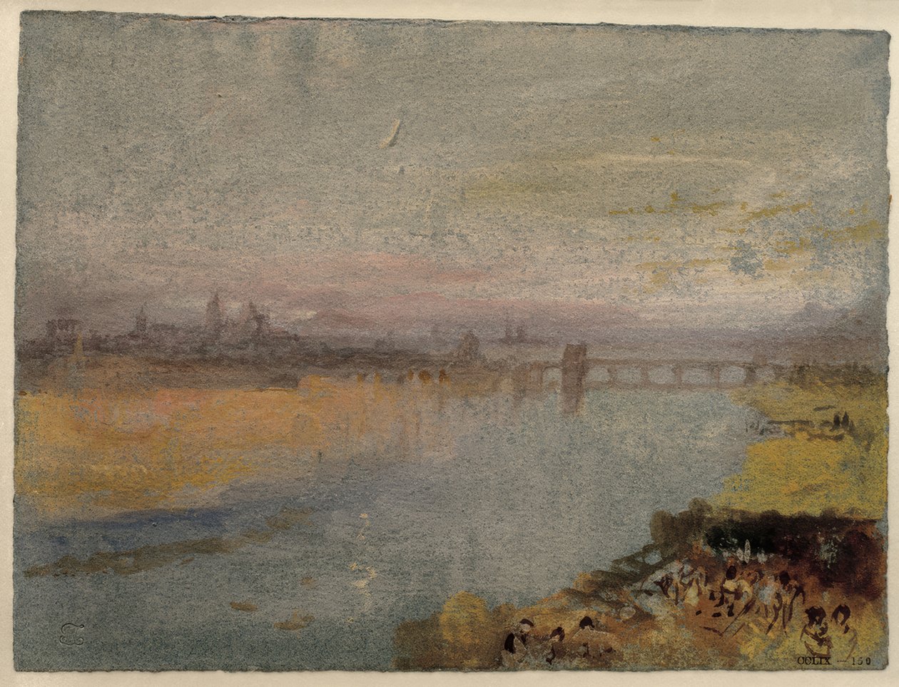 Trevír při pohledu od západu od Joseph Mallord William Turner