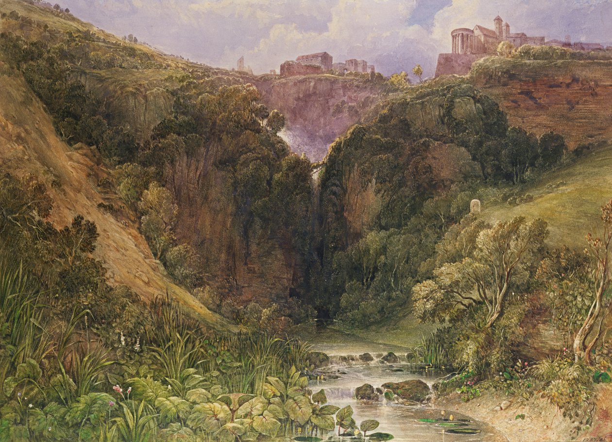 Vodopády Tivoli od William Wyld