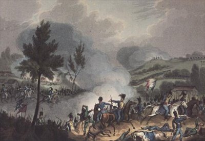 Bitva u Griga, 11. května 1809, vyryl Daniel Havell od William after Heath