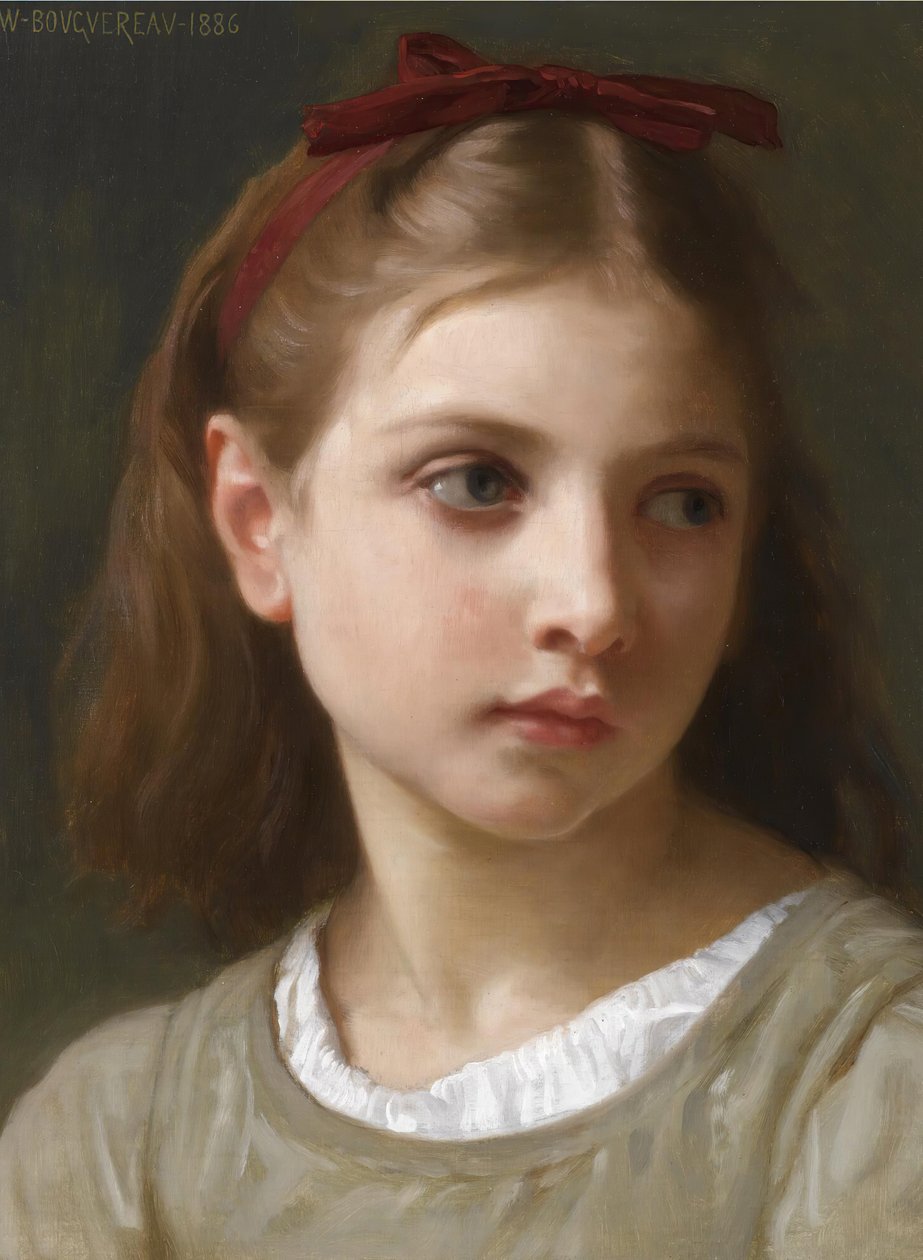 Portrét malé holčičky od William Adolphe Bouguereau