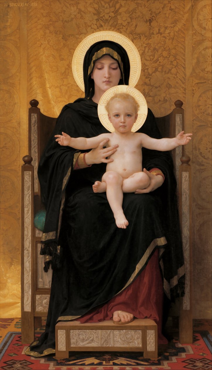 Panna s dítětem od William Adolphe Bouguereau