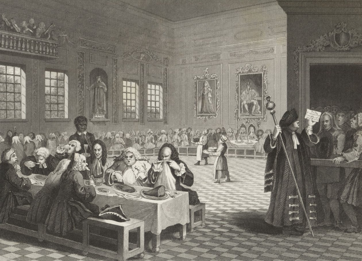 Goodchild in Guildhall - od William (after) Hogarth