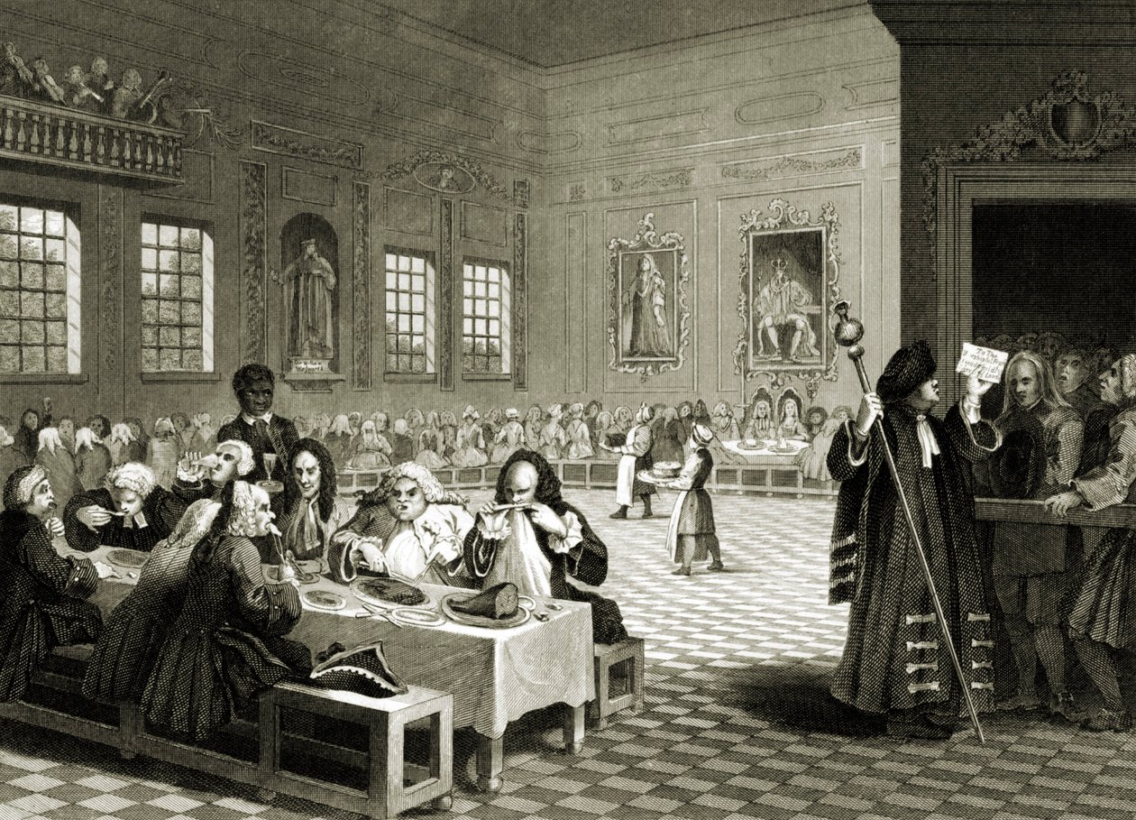 Goodchild in Guildhall - od William (after) Hogarth