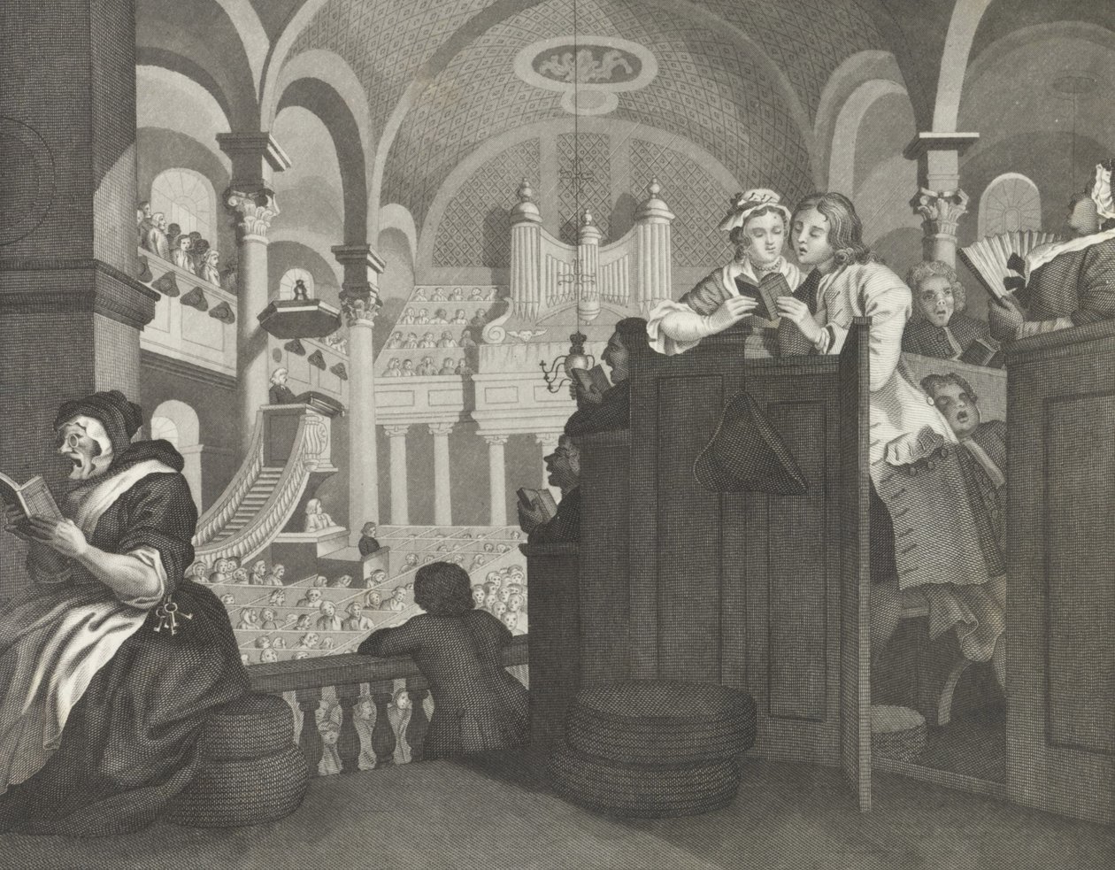 Volná neděle Goodchild - od William (after) Hogarth