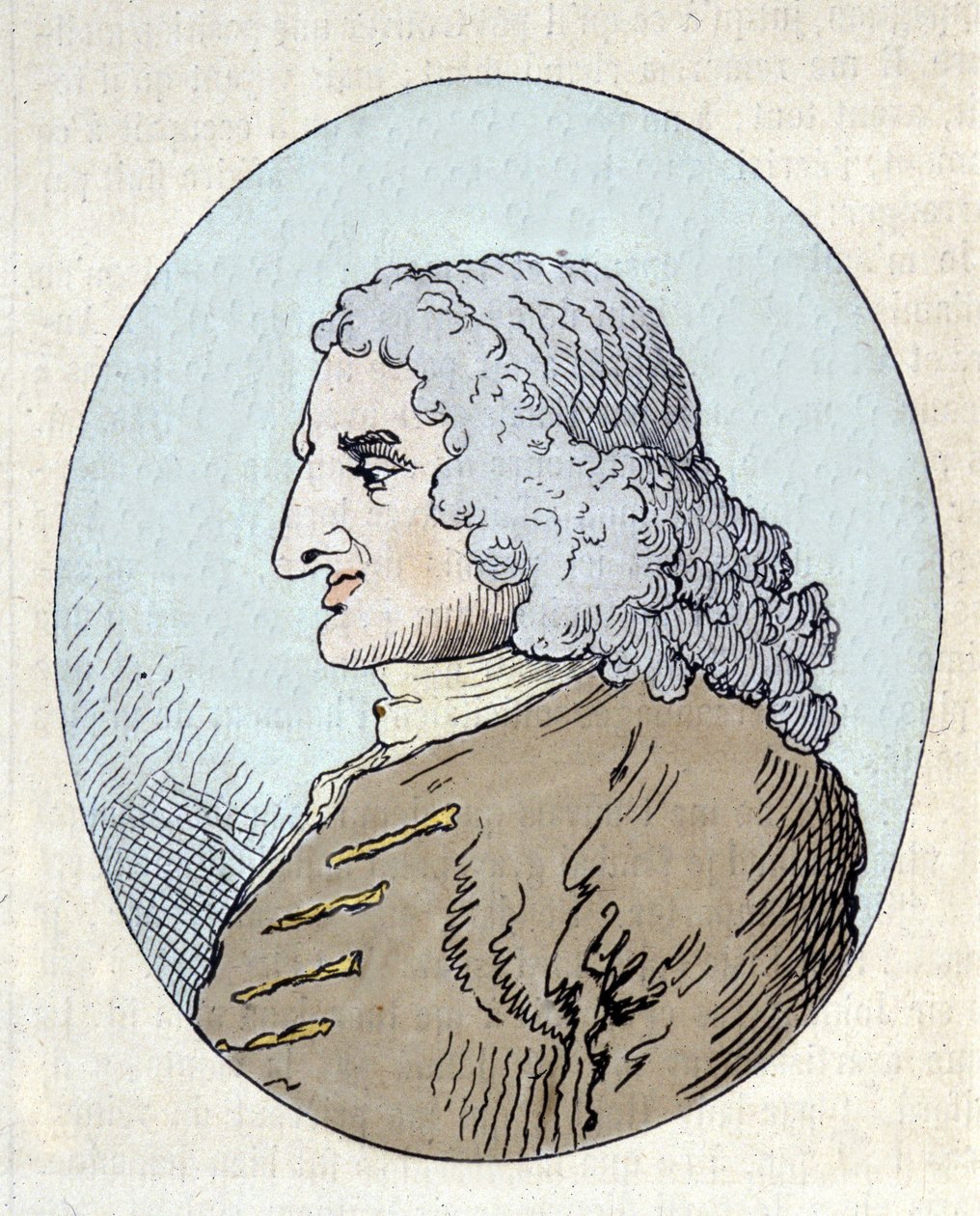 Portrét Henryho Fieldinga od William (after) Hogarth