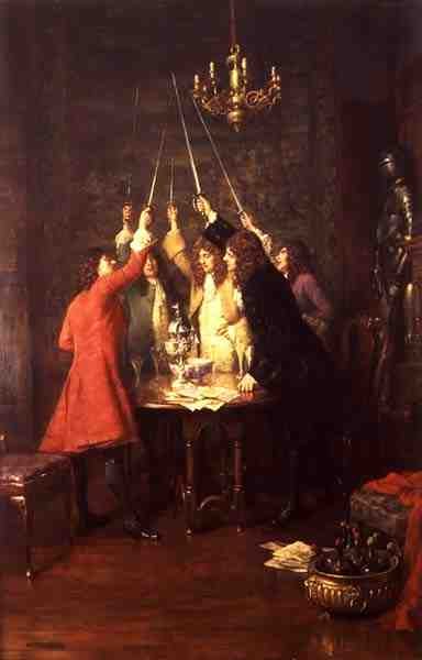"Král" (olej na plátně) od William A. Breakspeare