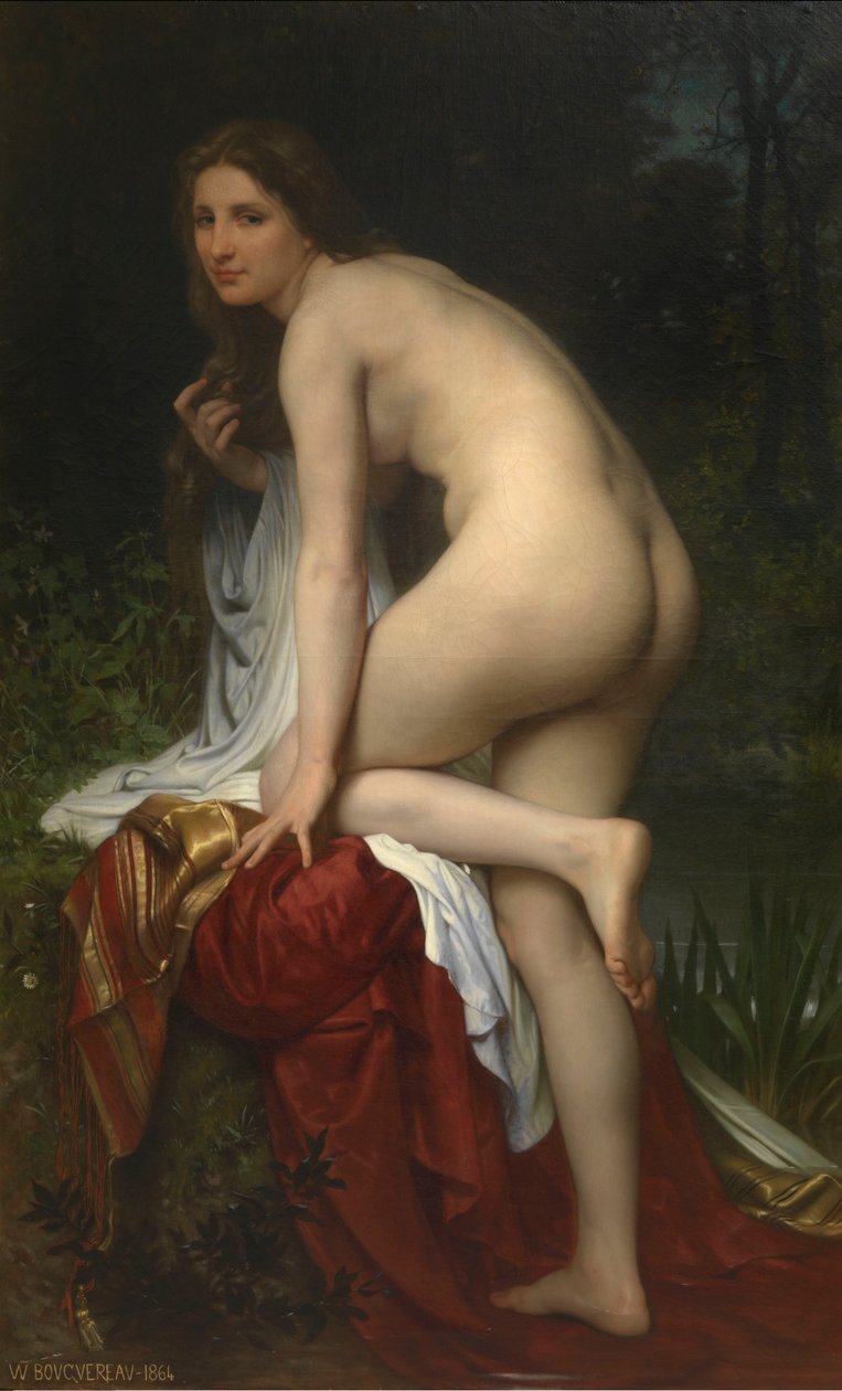 Badende (koupající se) od William Adolphe Bouguereau