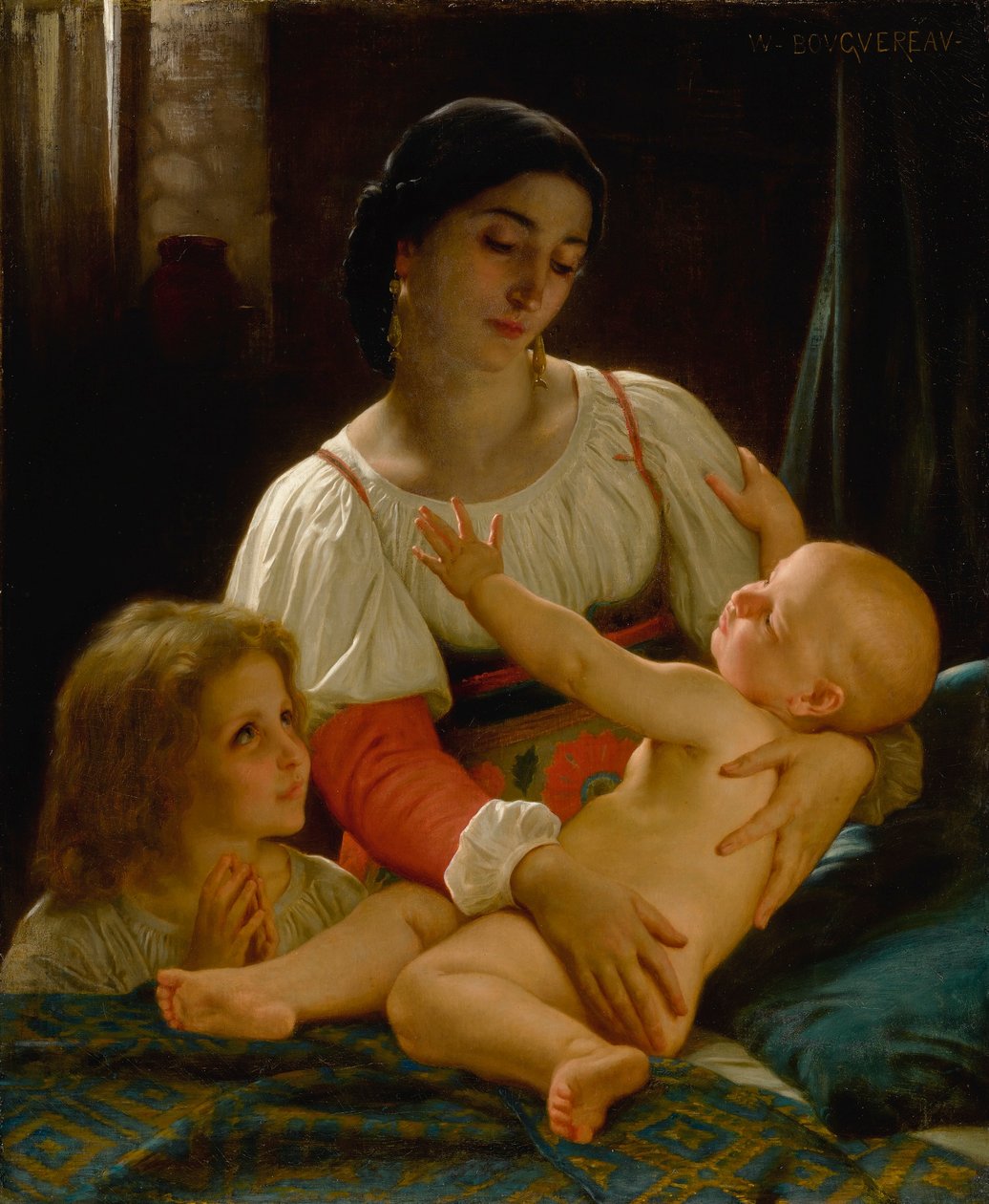 Le Réveil (redukce) od William Adolphe Bouguereau