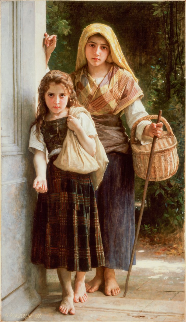 Malí žebráci od William Adolphe Bouguereau