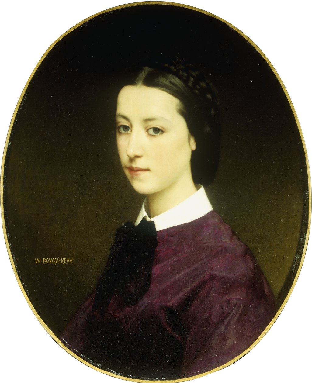 Portrét mladé dámy od William Adolphe Bouguereau