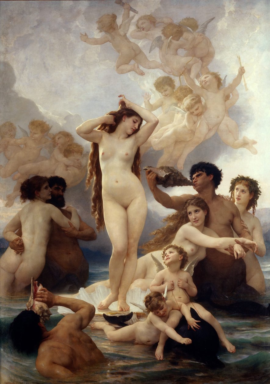 Zrození Venuše od William Adolphe Bouguereau