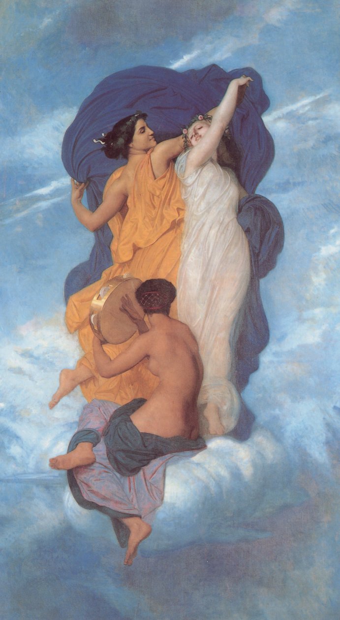 Tanec od William Adolphe Bouguereau