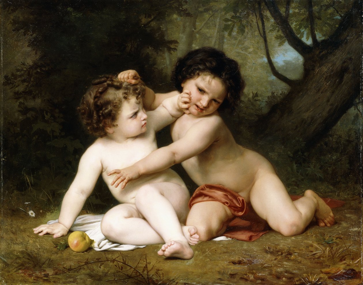Boj, 1864 od William Adolphe Bouguereau