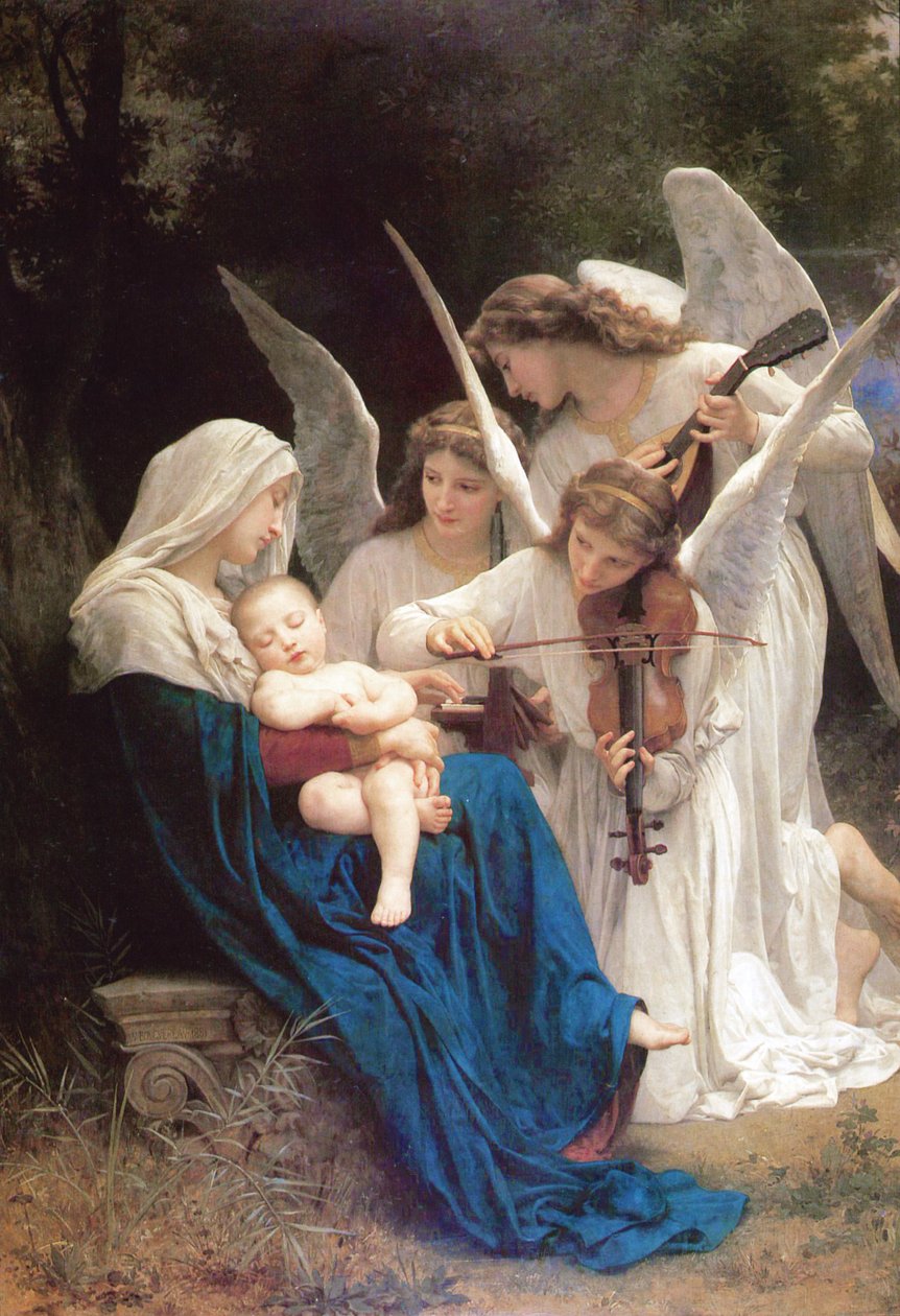 Panna andělů od William Adolphe Bouguereau