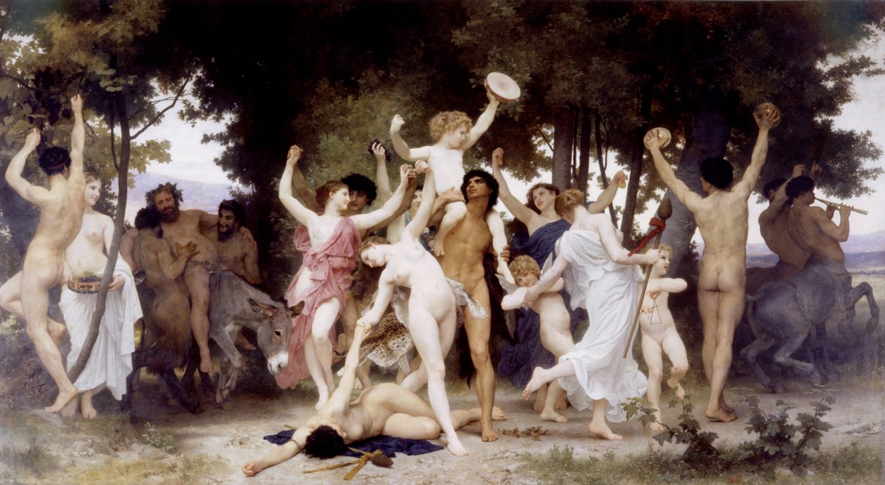 Bakchovo mládí od William Adolphe Bouguereau