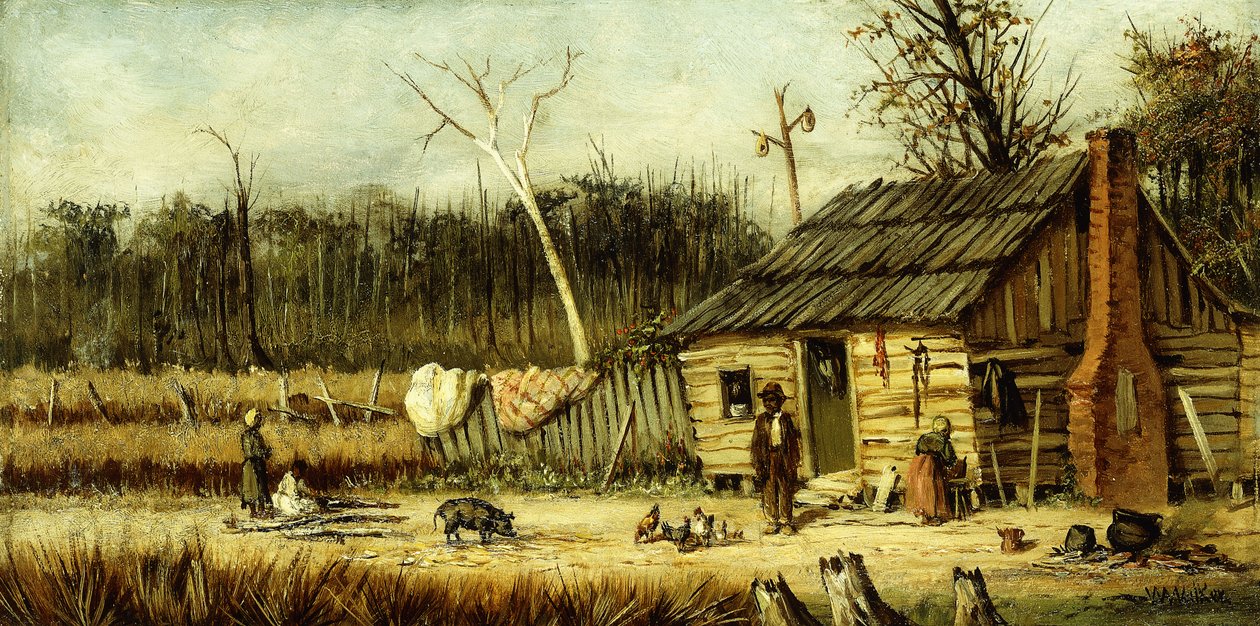 Scéna z kabiny, od William Aiken Walker