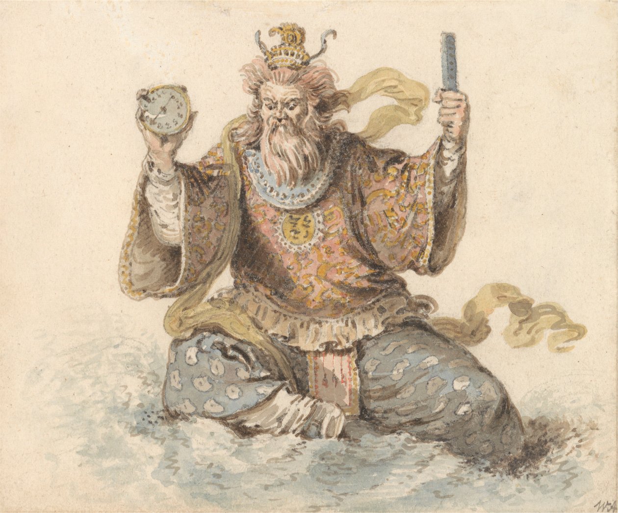 Čínský Neptun od William Alexander