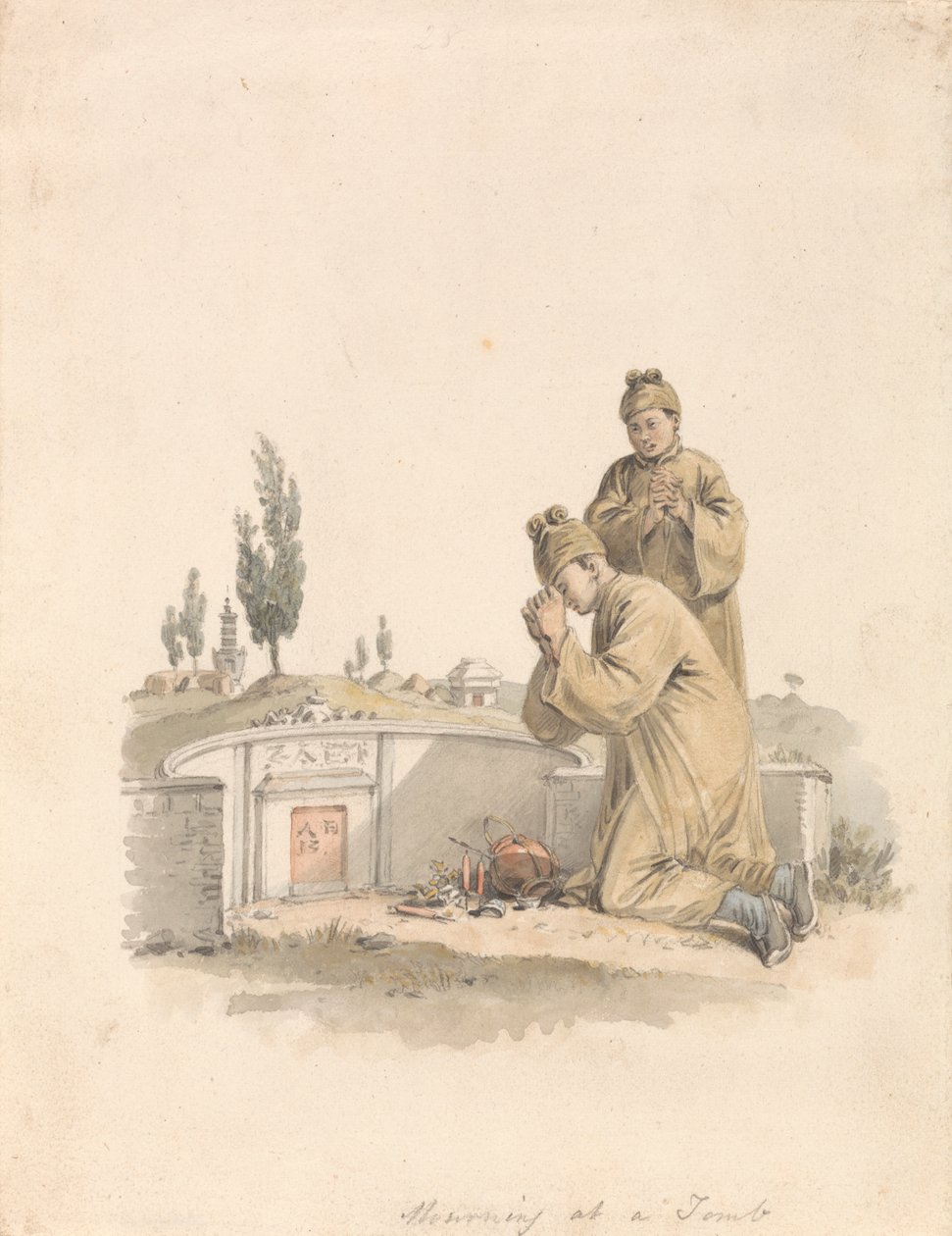 Smutek u hrobu od William Alexander
