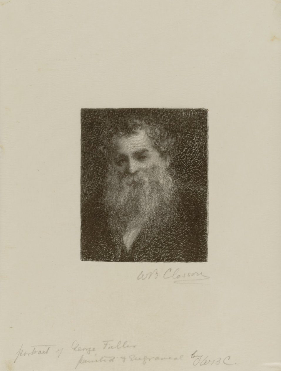 Portrét George Fullera od William Baxter Closson