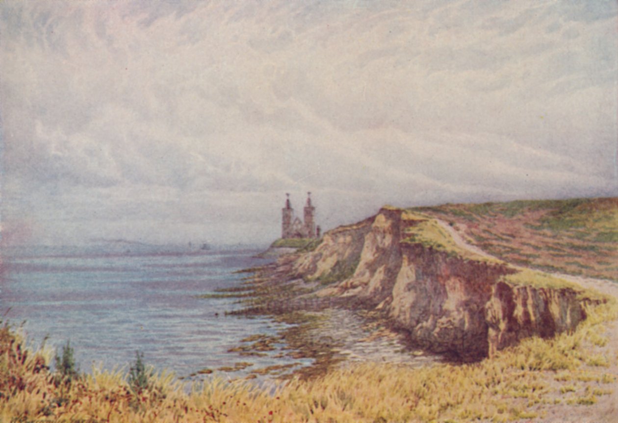 The Cliffs at Reculver, 1910 od William Biscombe Gardner