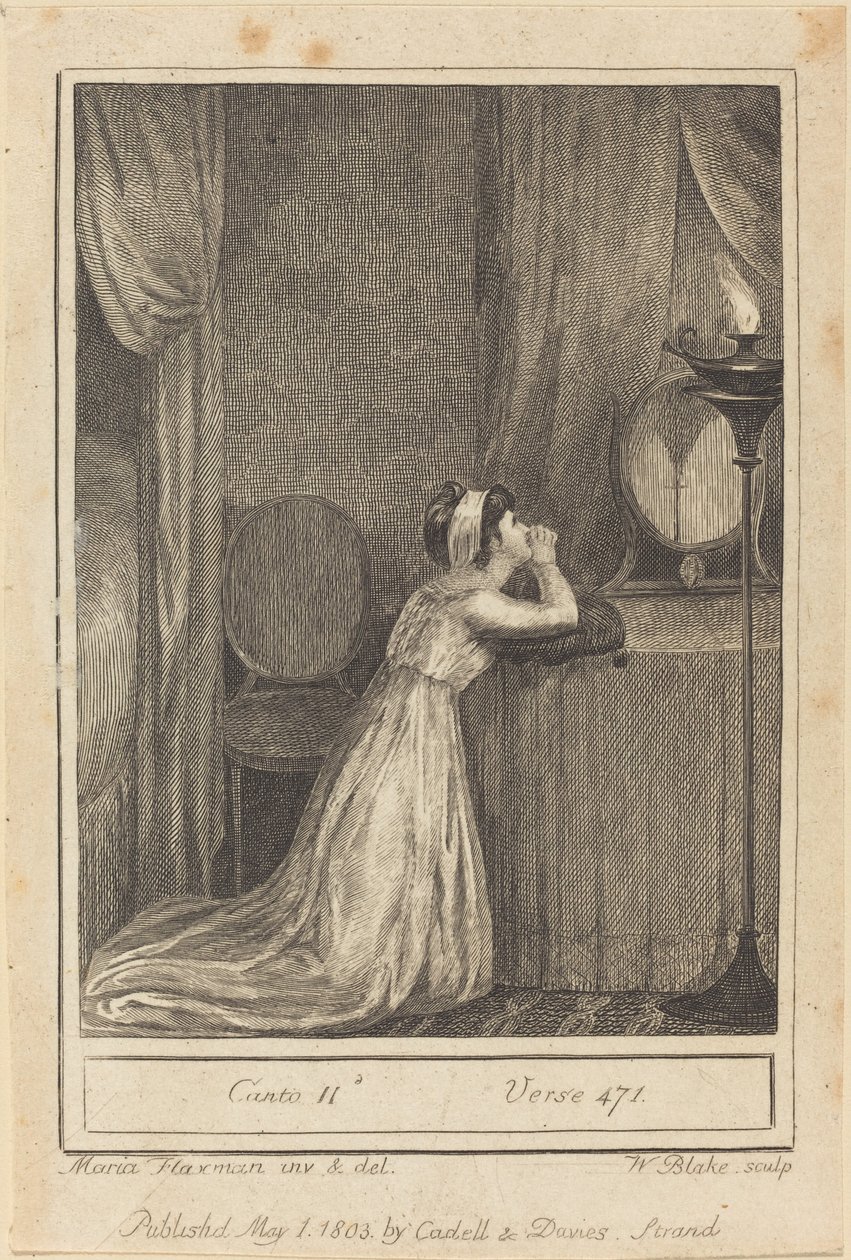 Canto II, Verse 471, 1803. od William Blake