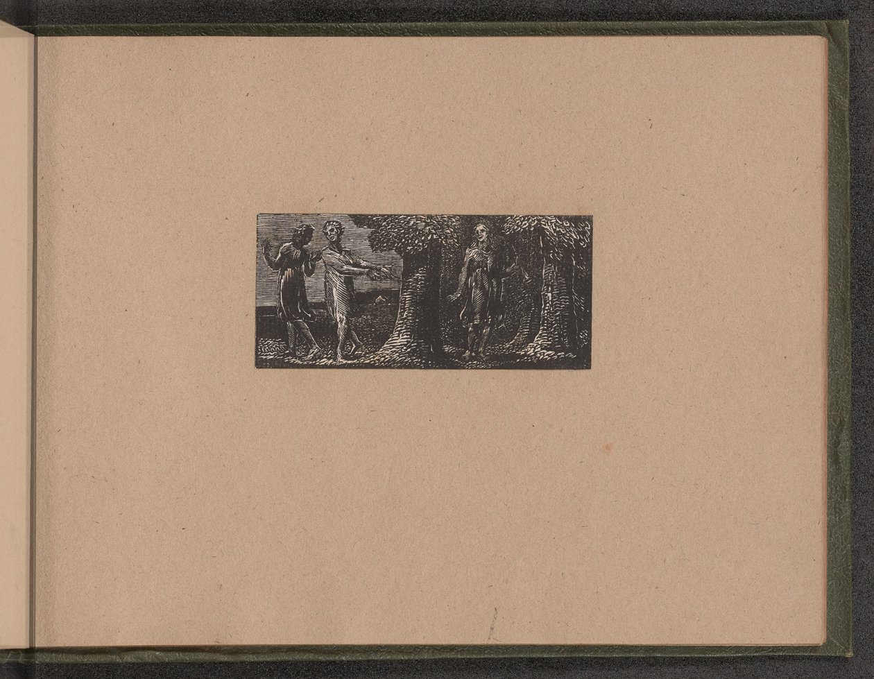 Colinet zesměšněná dvěma chlapci, 1821. od William Blake