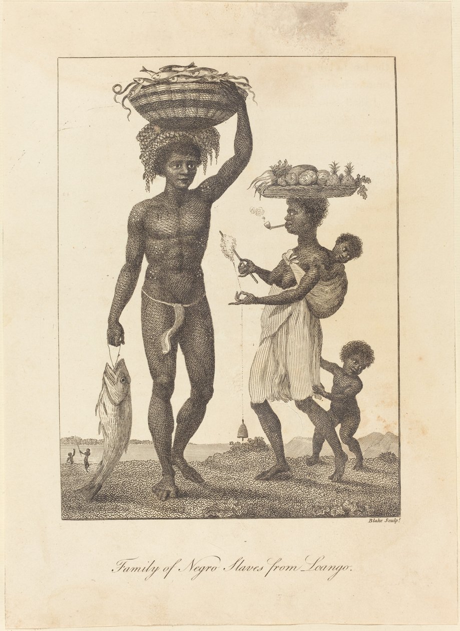 Rodina otroků z Loango, 1793. od William Blake