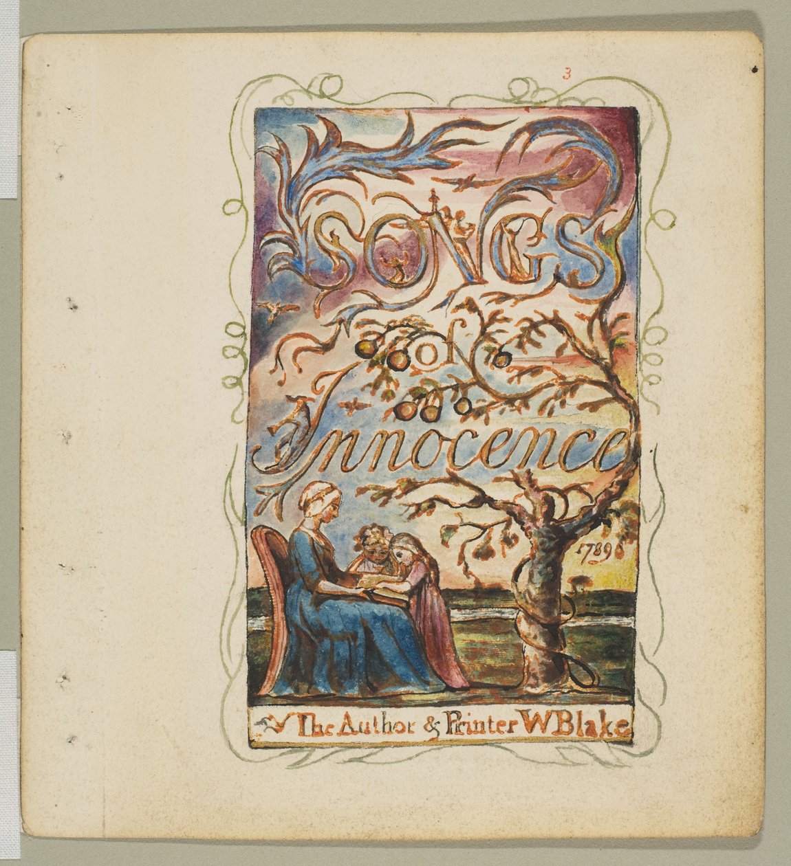 Songs of Innocence: Title Page, ca. 1825. od William Blake