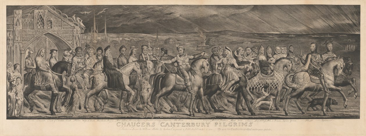 Canterbury Pilgrims od William Blake